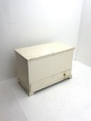 Victorian painted pine mule chest