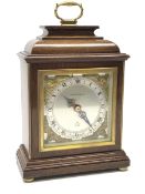 Small late 20th century mahogany cased mantel clock by 'Elliot'