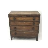 19th century inlaid mahogany chest