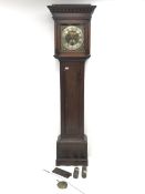 18th century oak longcase clock