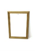 Rectangular gilt framed mirror