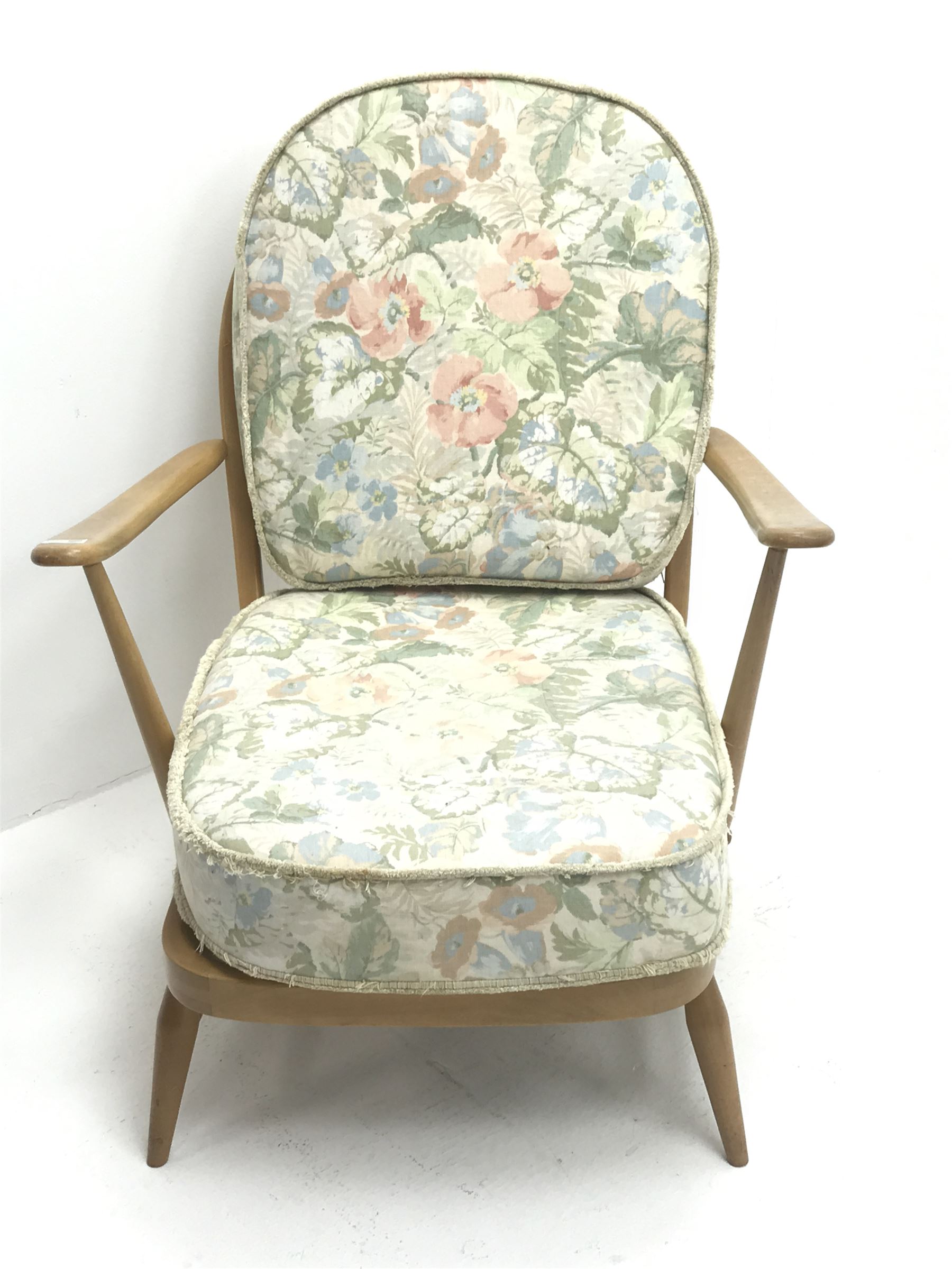 Ercol beech framed armchair - Image 2 of 3