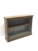 Edwardian oak bookcase