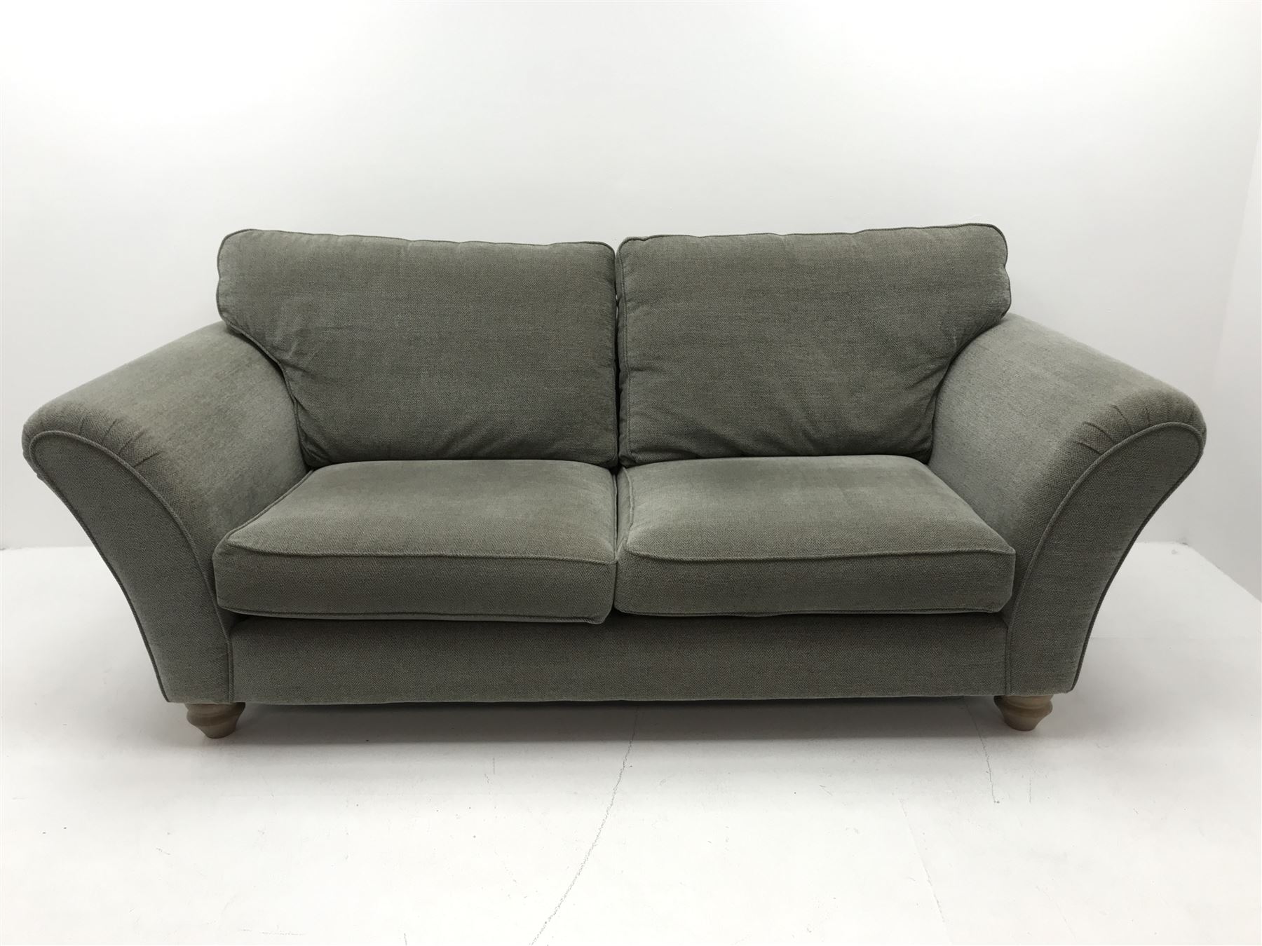 Aspen three seat sofa upholstered in a tweed style fabric