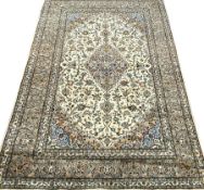 Keshan beige ground rug