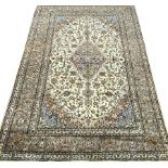 Keshan beige ground rug