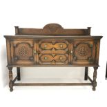 Early 20th century oak sideboard