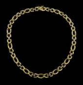 18ct gold cable link necklace