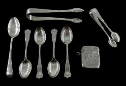 Silver vesta case by Walker & Hall 1902