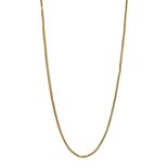 Gold foxtail link necklace tested to 20.5ct