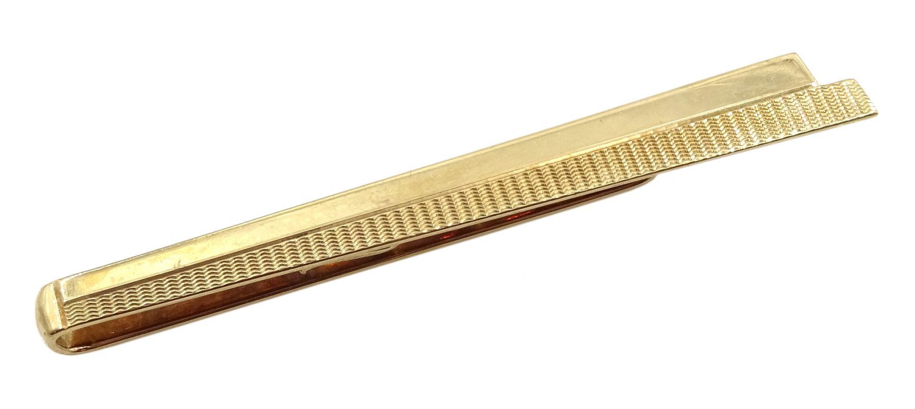 9ct gold tie clip hallmarked