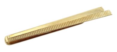 9ct gold tie clip hallmarked