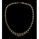 9ct gold link necklace