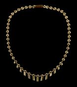 9ct gold link necklace