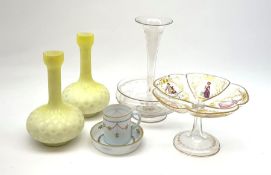 A 19th century glass comport