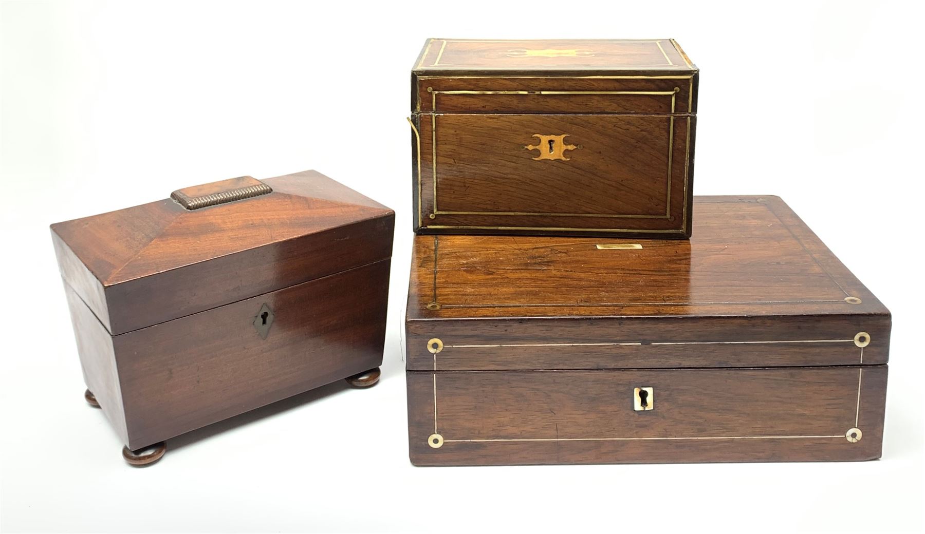 Three 19th century boxes