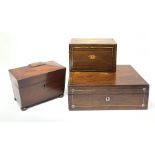 Three 19th century boxes