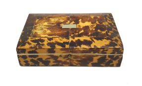 19th Century tortoiseshell box