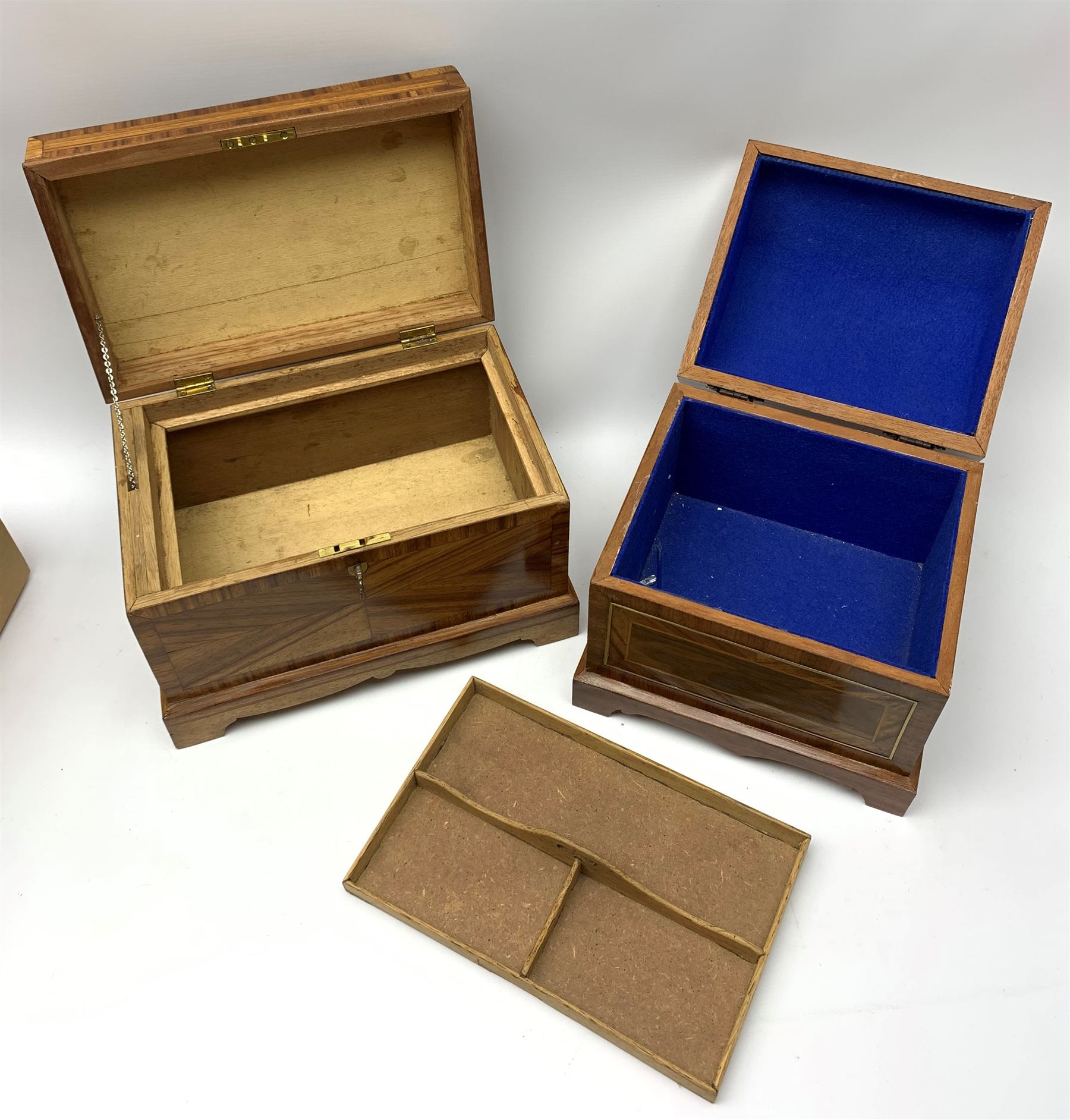 Two modern veneered boxes - Image 2 of 2