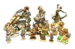 A collection of various figurines