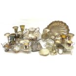 Plated items including silver plated tankard