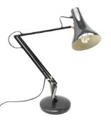 Black Anglepoise desk lamp