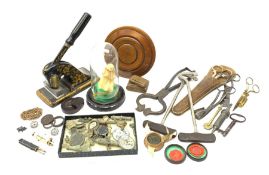 A group of assorted collectables