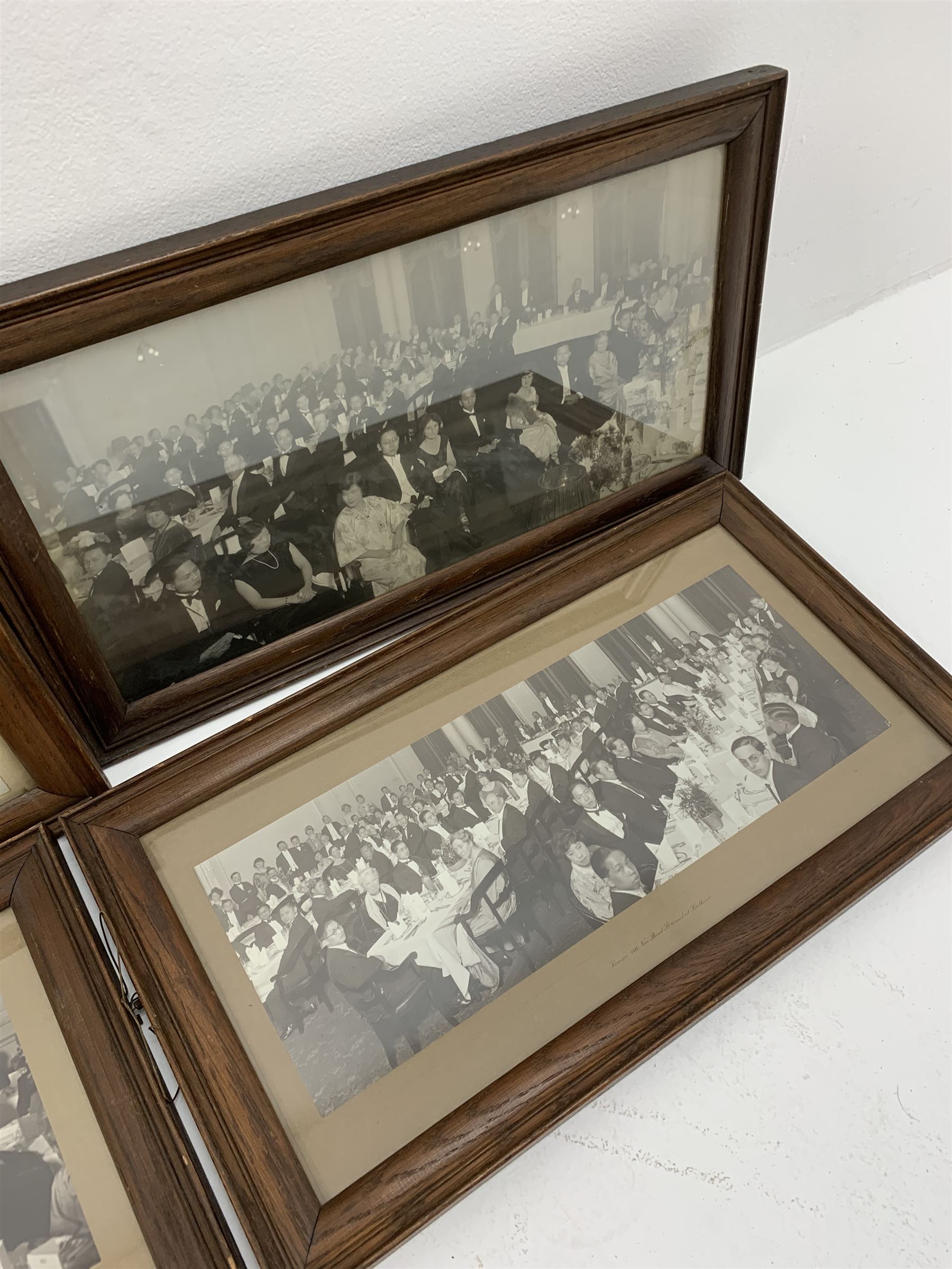 A 20th century framed and glazed black and white photograph depicting and inscribed The Central Unio - Image 4 of 4