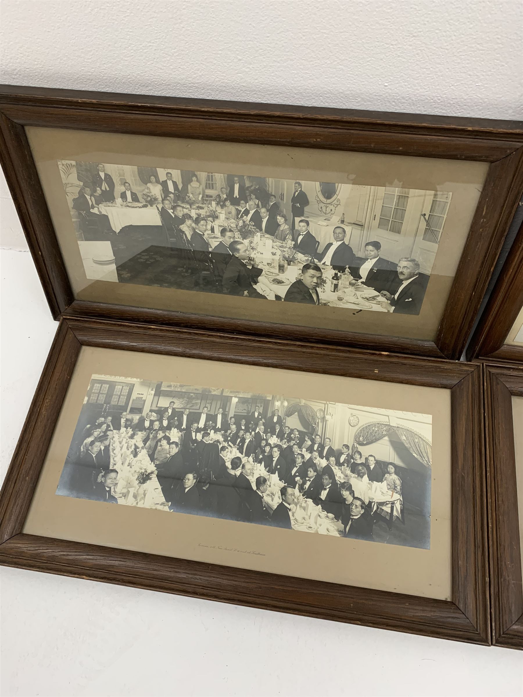 A 20th century framed and glazed black and white photograph depicting and inscribed The Central Unio - Image 2 of 4