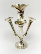 Silver three branch epergne