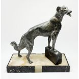 20th Century cast metal figure of a dog