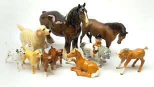 A group of Beswick figures