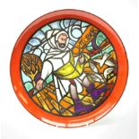 Poole Pottery Medieval Calendar plate 'October' issued 1975