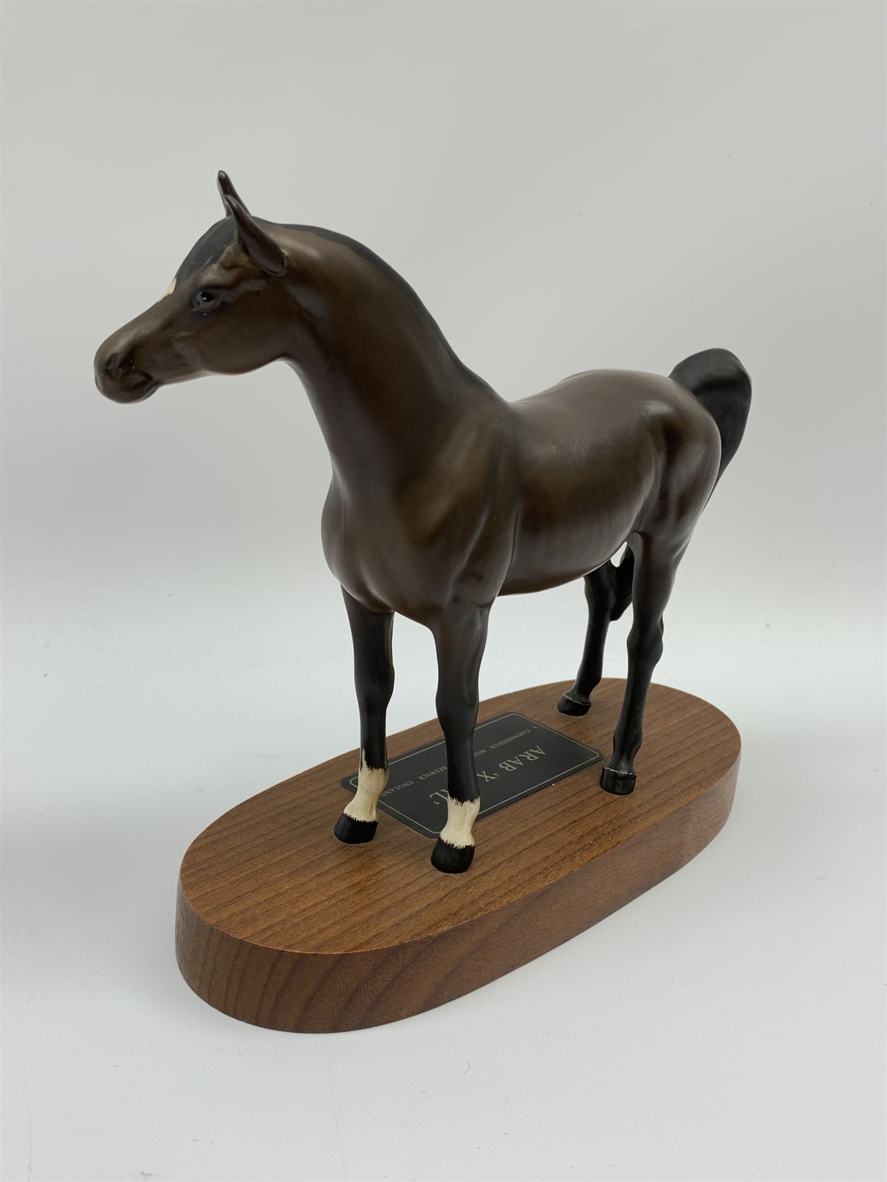 A Beswick Arab Xayal Connoisseur Horse in matt brown - Image 3 of 6