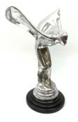 A cast Rolls Royce Spirit of Ecstasy style car mascot