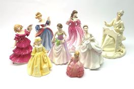 A group of seven Royal Doulton figures