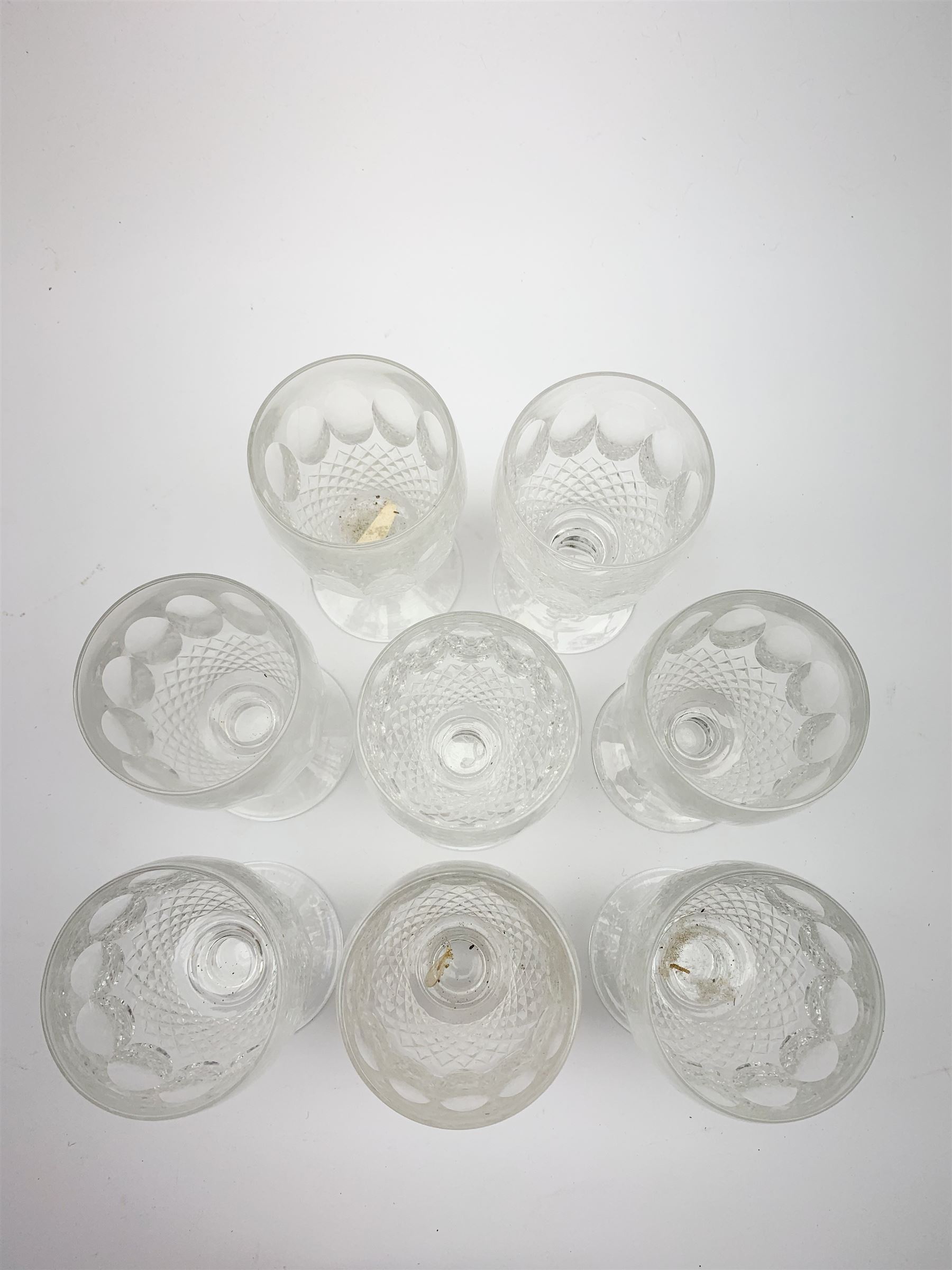 A set of eight Waterford crystal Colleen pattern wine glasses - Image 3 of 4