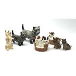 A group of Royal Doulton dog figures