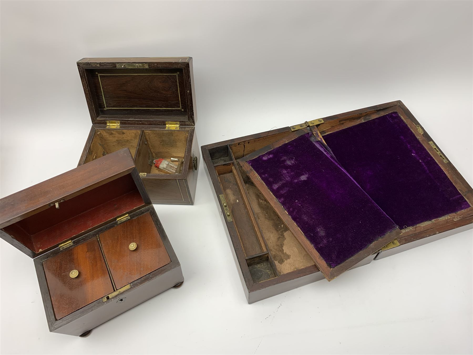 Three 19th century boxes - Image 2 of 2