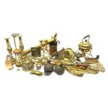 A group of assorted metalware