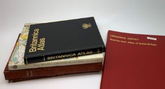 Bartholomew Times Survey Atlas of the World. 1922 with separate Gazetteer volume. Uniformly bound in