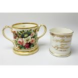 A 19th century Staffordshire documentary loving cup