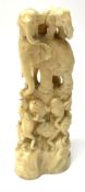 Early 20th century Japanese carved ivory okimono