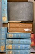 Six bound volumes of Strand magazine 1895-1905; History of Tom Jones. 1934. Two volumes. Full suede