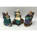 Three Royal Doulton figures