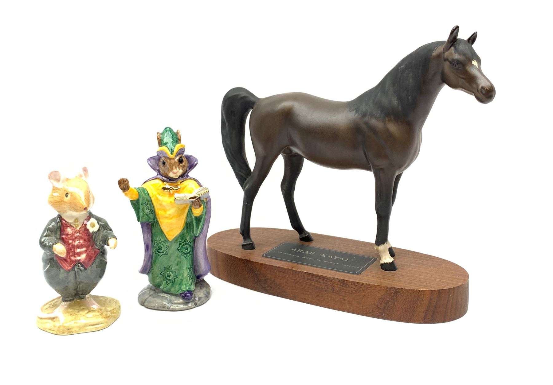 A Beswick Arab Xayal Connoisseur Horse in matt brown