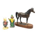 A Beswick Arab Xayal Connoisseur Horse in matt brown