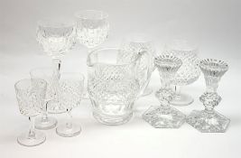 A group of Waterford crystal