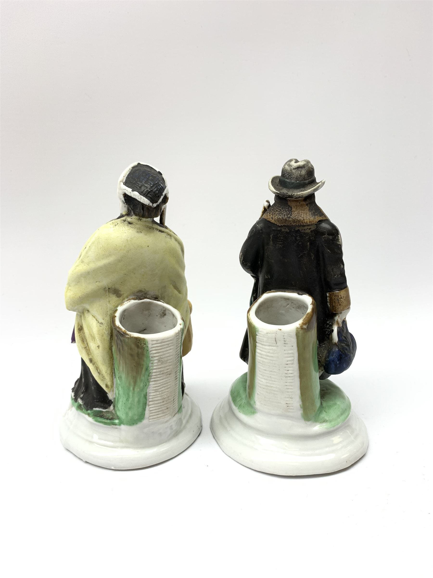 A pair of Victorian figural table vesta and match strikers - Image 2 of 7