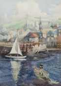 H Syers (British 20th century): 'A Bit of Old Whitby'